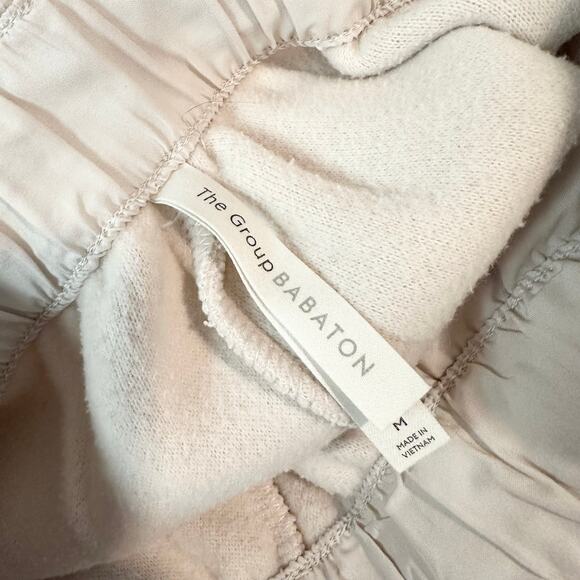 Aritzia The Group Babaton Powell Pants Fleece Paperbag Wide Leg Crop Sweatpants - Picture 8 of 10